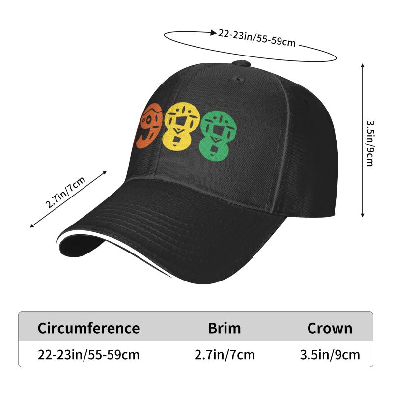 Punk Retro 1988 Birthday Baseball Cap for Unisex Women Adjustable Dad Hat Performance