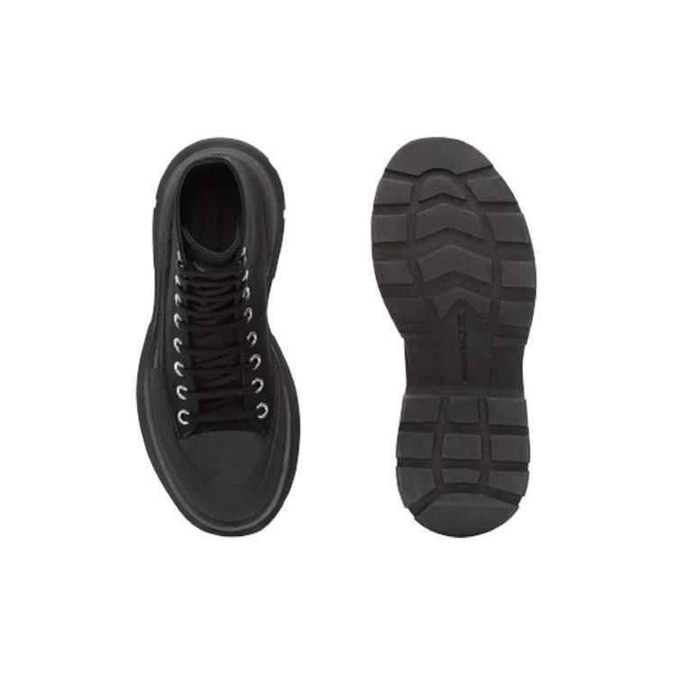 Alexander Mcqueen Tread Slick Boots 'Triple Black' Women's 611706W4L321000