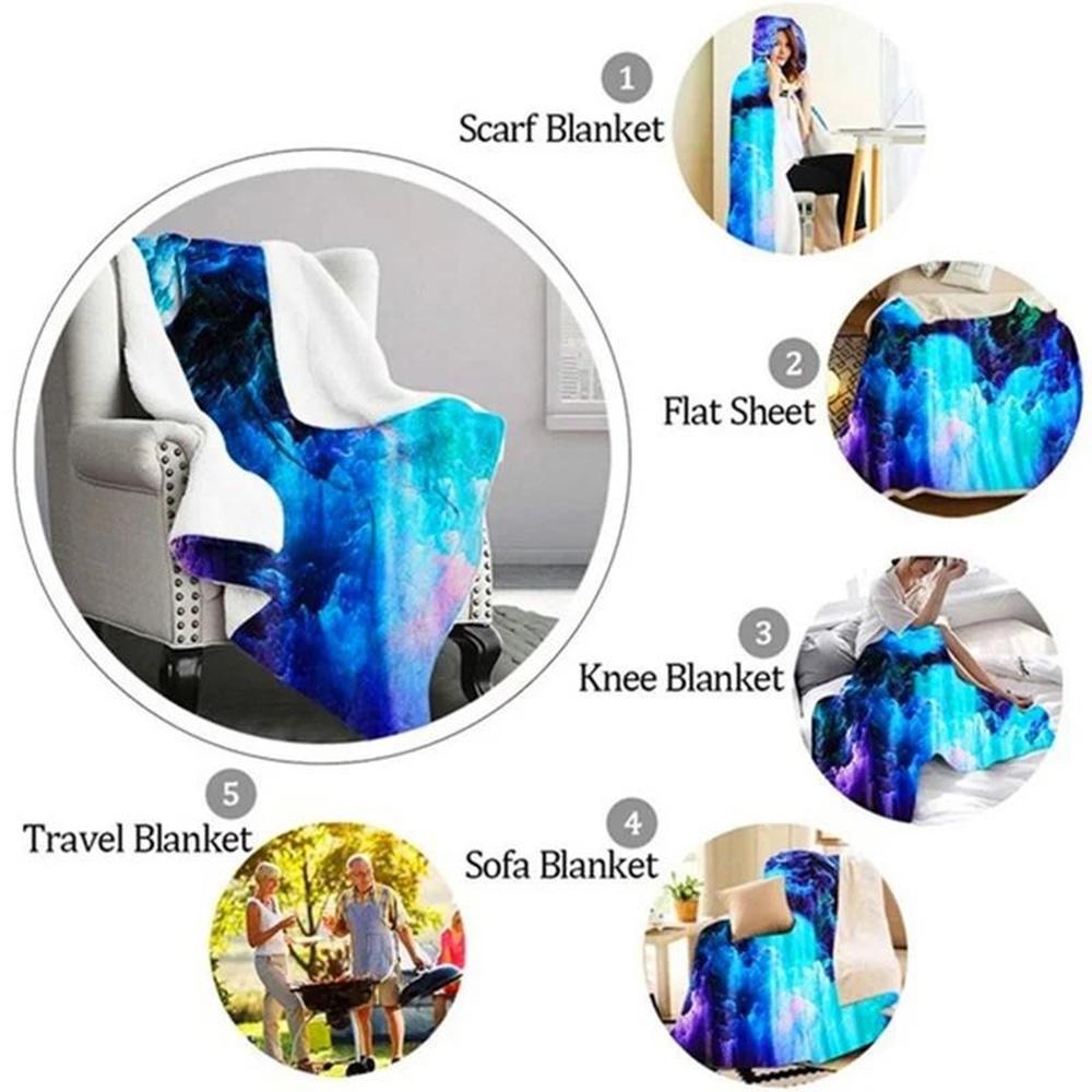 Gothic Style Blanket Soft & Cozy Suitable for Office Picnics Livingroom Four Seasons Universal Stylish Decor Perfect Gift for Relatives and Friends