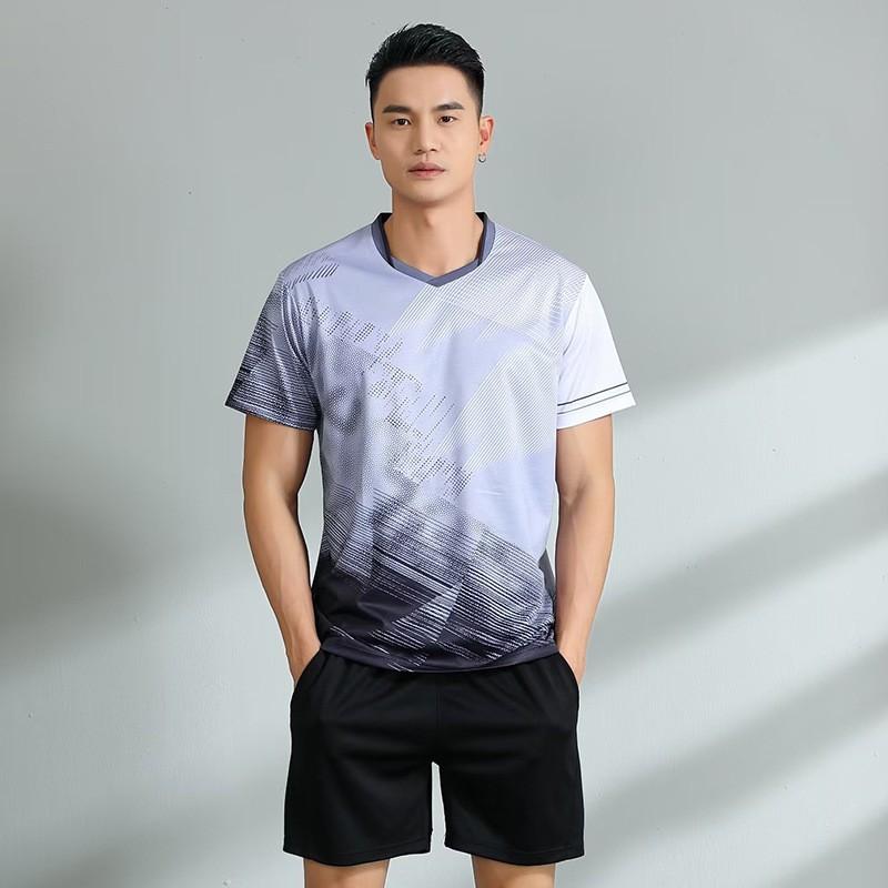 Ensemble de Sport Unisexe à Séchage Rapide Badminton Tennis Volleyball Ping Pong Entraînement Compétition Vêtements Athlétiques