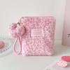 Winter Retro Hand-carrying Plush Leopard Pattern Cosmetic Bag Girl Portable Skin Care Product Storage Bag Student Small Toiletry Bag