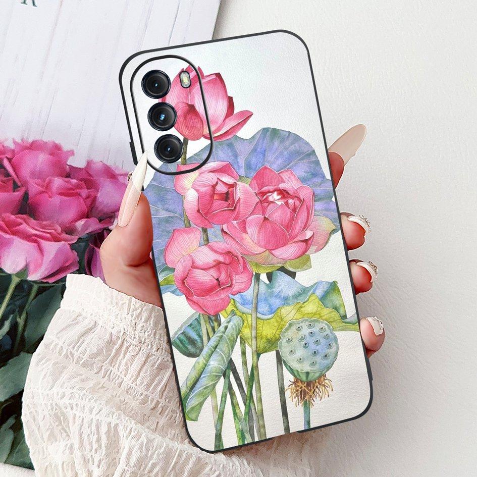 For Motorola Moto G 2022 Case Cover Fashion Butterfly Flower Soft Silicone Phone Cases For Moto G 5G Plus 2020 XT2075 Back Cover
