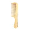 Natural Bamboo Wide Tooth Hair Comb for Women Men Anti-Static Afro
