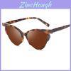 Elegant Women Fashion Vintage Retro Cat Eye Triangle Sunglasses Colorful Eyewear