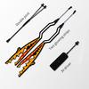New Motorcycle Helmet Light Riding Signal EL Strip Kit Bar DIY Helmet Led Strip Reflector Cold Light Fil Capacete De Moto Part
