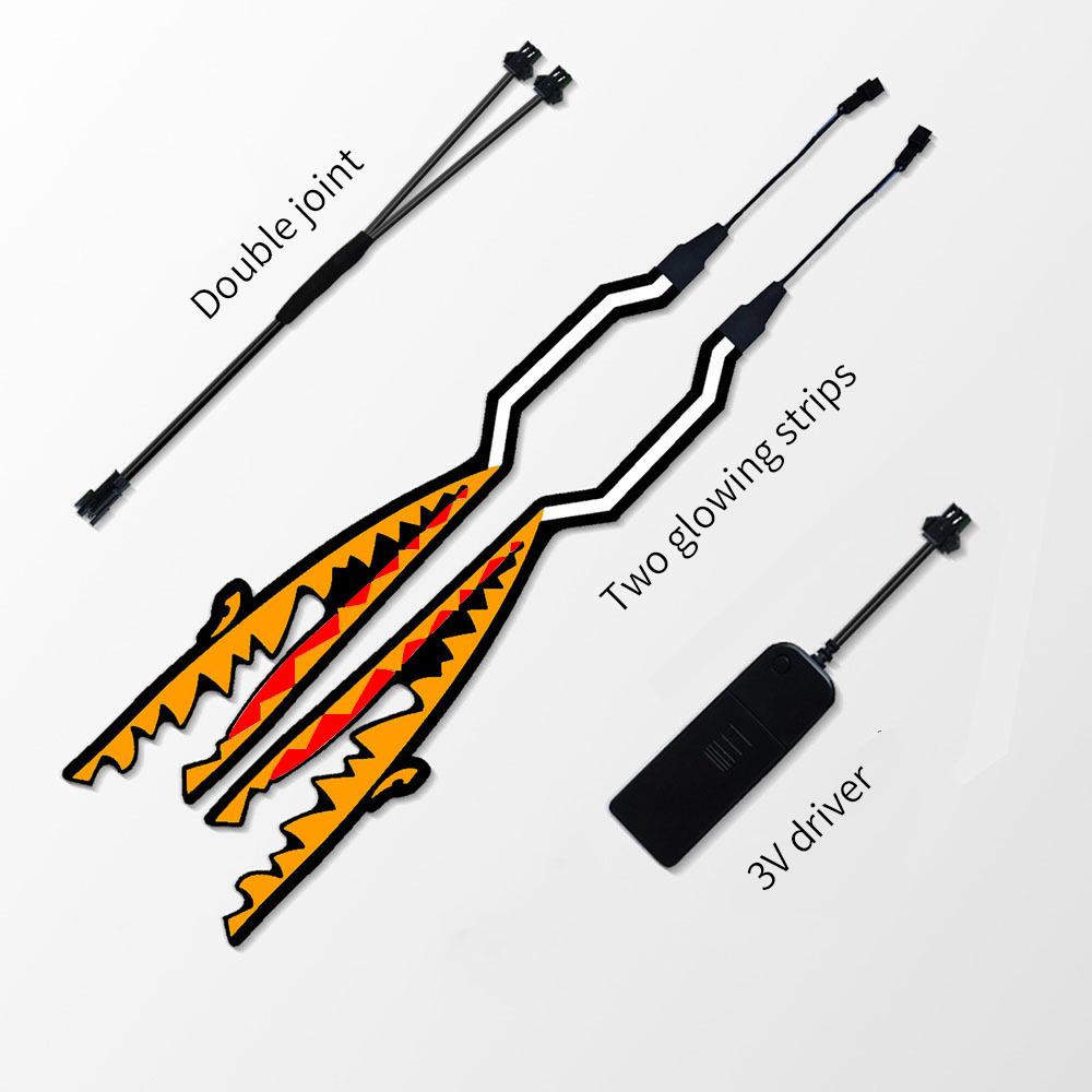 New Motorcycle Helmet Light Riding Signal EL Strip Kit Bar DIY Helmet Led Strip Reflector Cold Light Fil Capacete De Moto Part