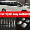 Dla Toyota Noah Voxy 2014 2015 2016 2017 2018 ABS Chrome Akcesoria Car-Styling Zewnętrzna osłona klamki drzwi bocznych