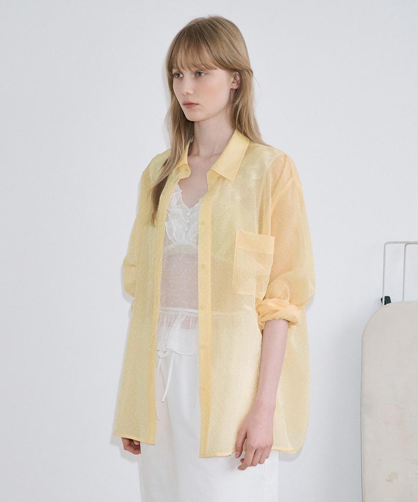 SINOON Sheer Glow Shirt (Yellow)