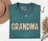 Grandma Floral Shirt, Comfort Colors Nana Tshirt, New Grandma Gift