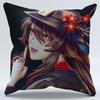 Genshin Impact Hu Tao Pillow Case Soft Plush Cushion For Magical Home Decoration