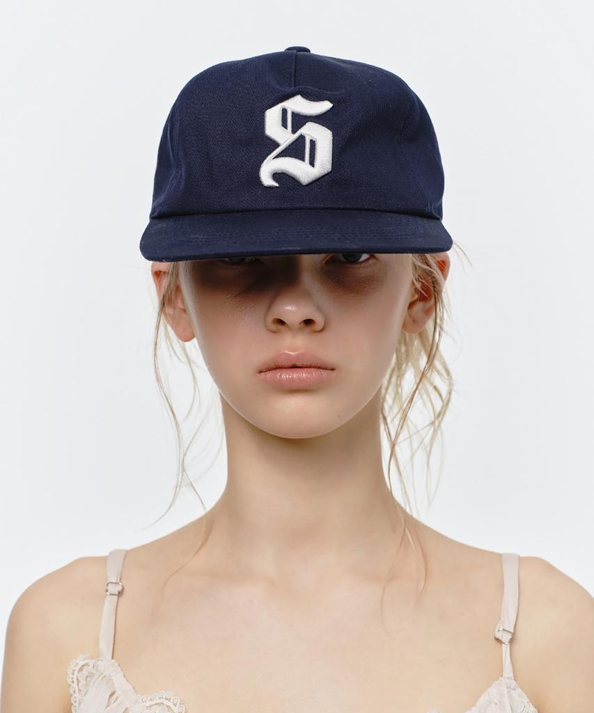 SUNBURNPROJECT S Symbol Ball Cap, Navy