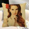 Nordic Vintage Aesthetics Lana Del Rey Pillow Case Square Pillow Bedroom Sofa Leisure Comfort Cushion Car Home Decoration