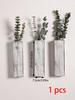 Wall Planters for Indoor Plants Wood Wall Decor Bedroom Living Room Wooden Wall Vases for Dried Flowers And Faux Greenery Plants
