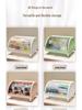 High-End Transparent Desktop Storage Box with Lid for Skincare and Cosmetics