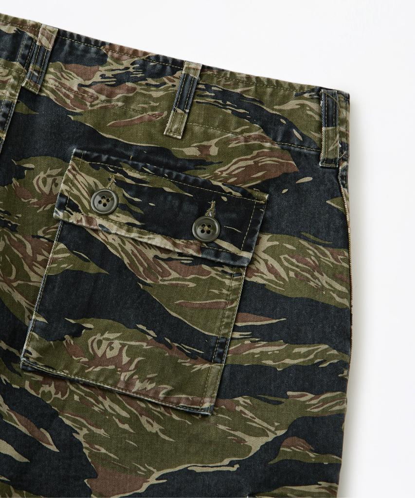 OUTSTANDING Tds Tiger Camo Military Shorts_Tiger Camo