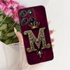 For Motorola Moto G67 Power 2026 Royal Crown Initial Letter Phone Case For Motorola Moto G57 Power Black Silicon Soft Bumpers