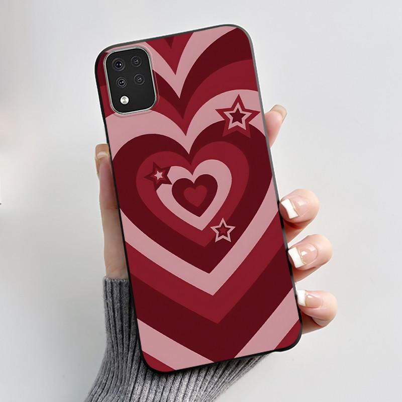 For LG K42 Case LMK420 Cute Love Rabbit Silicone Soft Coque Protective Back Cover For LG K42 K52 K62 K 42 Q52 Bumper Shell Funda