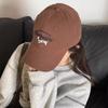 Retro Letter Baseball Hat Spotted Dog Sun Hat Simple Embroidery Baseball Cap  Outdoor