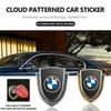 KQBU1 3D Auto Stickers Metal Logo Emblem Sticker Decal Car Styling For M Performance Alpina M3 M5 M6 X1 X3 X4 X5 G20