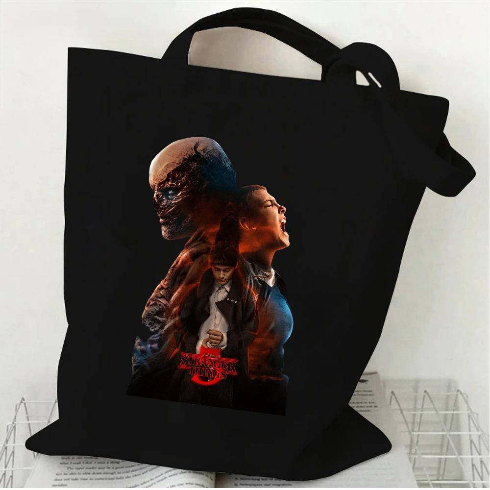 Stranger Things Fashion student canvas bag