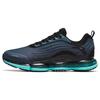 Elastic Rubber Non-Slip Wear-Resistant Low-Top Running Shoes Men Sneakers Black Green 112315501-1
