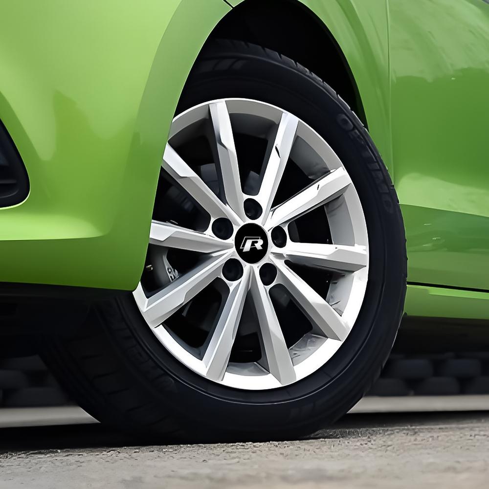 VW 4Pcs 56/65/66mm Car Wheel Center Cap Hub Covers Accessories For Volkswagen VW Tiguan Jetta Mk6 Scirocco Polo Touran Golf GTI R EQ1