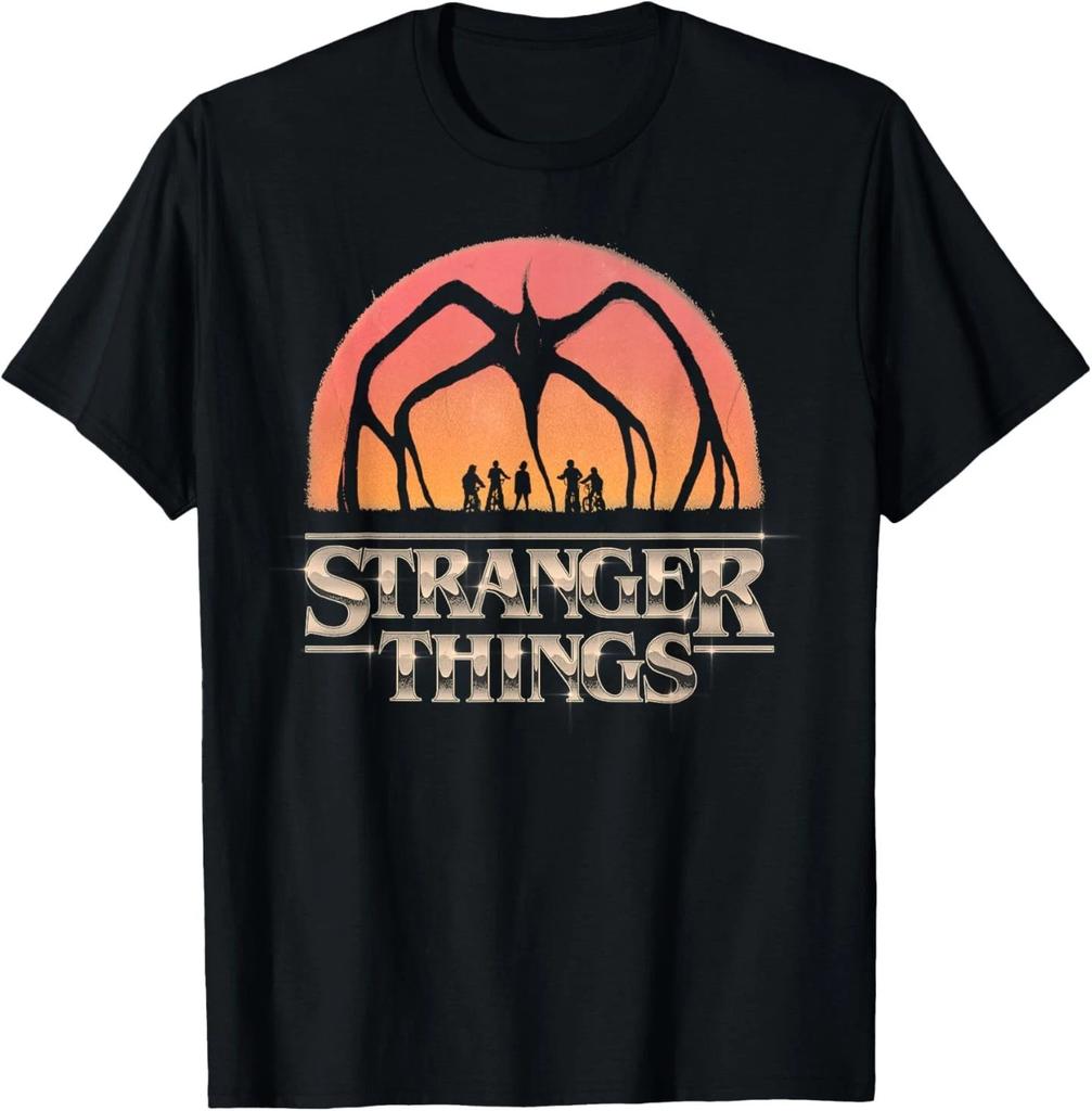 T-shirt Stranger Things Saison 5 Mind Flayer Imposant Vieilli
