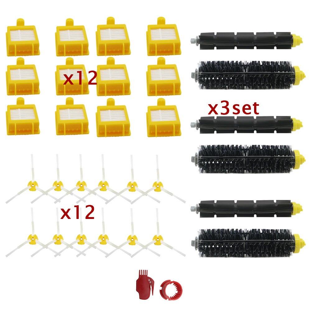 High Quality Bristle & Flexible Beater Brush & Hepa Filter & Side Brush for iRobot Roomba 700 Series 770 780 790 Vacuum Cleaner