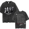 Justice for Charlie Kirk Freedom Washed T Shirts Fashion Men Women Vintage T Shirts Oversized 100% Cotton Casual Tees Streetwear