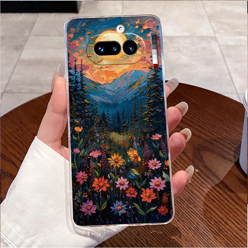 For Nothing Phone 4a 5G Case Clear Luxury Cute Love Rabbit Funny Pattern TPU Soft Silicone Back Cover For Nothing 4A 4 A Casing