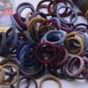 Elastico per capelli semplice ad alta elasticità senza cuciture elastico color Morandi 50 pezzi (colore casuale)