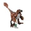MOC-195946 Velociraptor Mongoliensis Building Blocks Model Jurassic Dinosaur World Velociraptor Mongoliensis Bricks Toys Gifts
