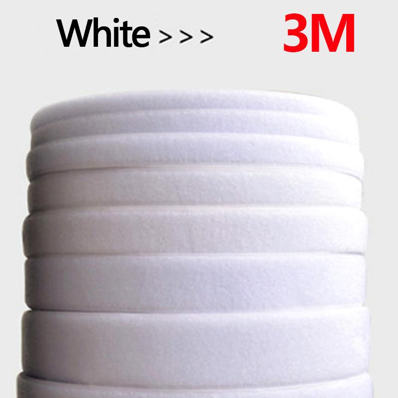 Wit 1/3/5M Naai-op Klittenband Niet-Zelfklevende Sluitstrip Nylon Stoffen Band voor DIY Kleding Schoenen Ineengrijpende Klittenband