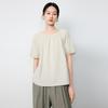 Elva' Island Women's Casual Short-Sleeve Shirt