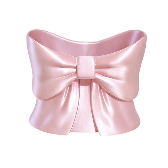 Bow Pen Holder 3D Printed Cute Bow Pencil Cup Desktop Makeup Brush Holder for School Home Office Supplies