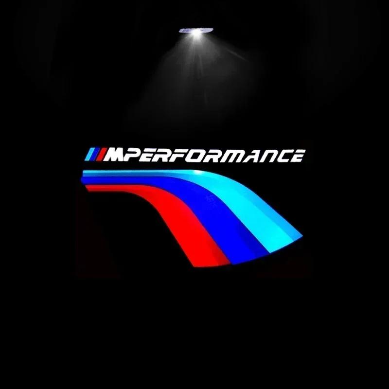 2Pc HD 3D LED Light Car Door Projector Welcome Lights For Bmw 50th M Performance 1 2 3 4 5 7Series X2 X3 X4 X5 X6 X7 M3 M4 M5 M6
