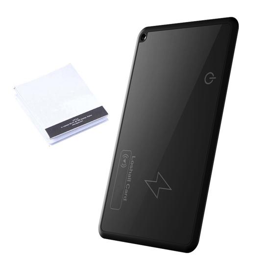 Wireless Charging Wallet Tracker Card Ultra-Thin Design Portable Bluetooth-compatible GPS Locator Waterproof Thin Item Finder