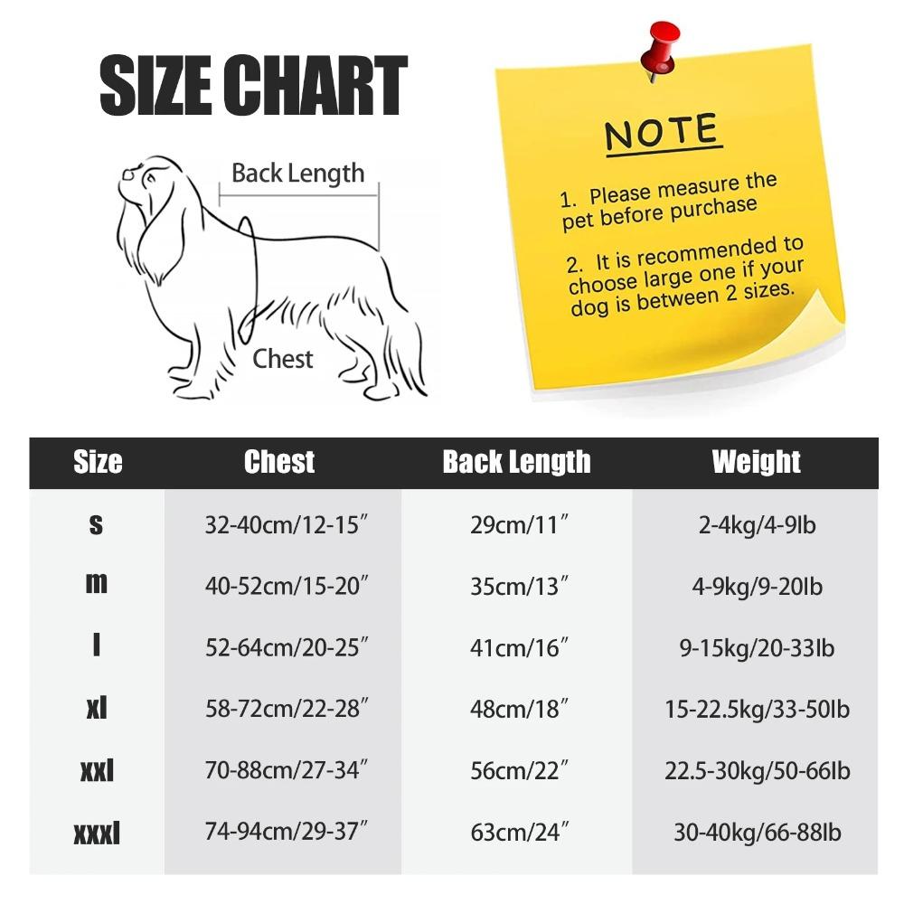 Breathable Dog Surgery Recovery Suit Thickened Bite Protective Outfit For Small Medium Large Dog