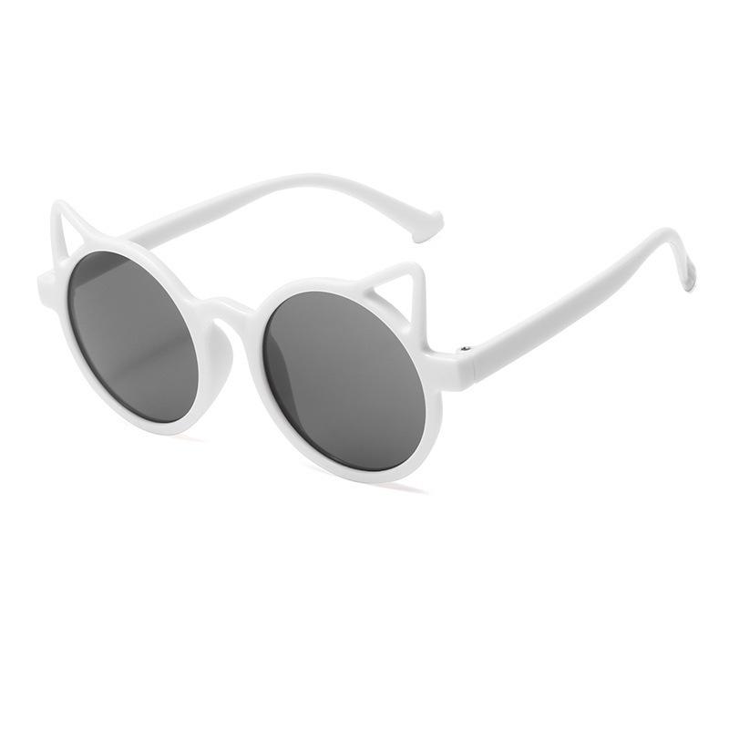 Cute Animal Cartoon Ears Sunglasses for Girls Boys Outdoor Sun Protection Children Vintage Classic Kids
