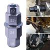 Motorbike Wheels Steel Motorcycle Front Axle Socket Driver Spanner Spindle Sleeve Auto Hex Key 17mm 19mm 22mm 24mm