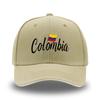Sandwich sandwich print Colombia European American hardtop curved along baseball hat Men's outdoor visor