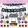 Noi Tra Set da Festa Decorazioni Abito Forniture Stendardo Topper per Cupcake Alieni Spazio
