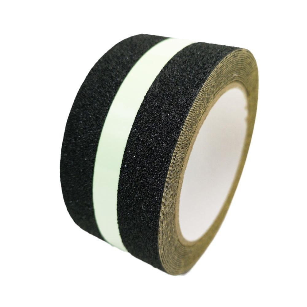 Leuchtendes Anti-Rutsch-Band 5 cm x 5 m Grüne Streifen Rutschfestes Sicherheitsband Selbstklebend Wasserdicht Traktionsband Treppenstufe