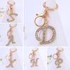 Fashion Letter Keychain Trendy Creative 26 English Letter Initial Resin Handbag Keyring Accessories For Women