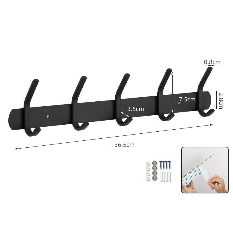 Seamless Stainless Steel Mountable Hooks With Strong Adhesive For Bathroom Kitchen Closet Use