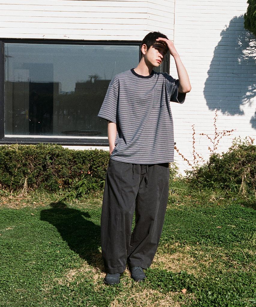 Holliseon Blossom Curved Barrel Pants Charcoal