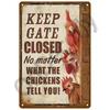 Retro Dangerous Tin Sign Home Wall Decoration Used For Bar Painting Retro Warning Metal Sign Plaque Cafe Club Man Cave Pubs Art Poster