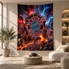 Decorative Tapestry,Bayern Munich Printed Wall Art, Lightweight Wall Hanging For Bedroom Background