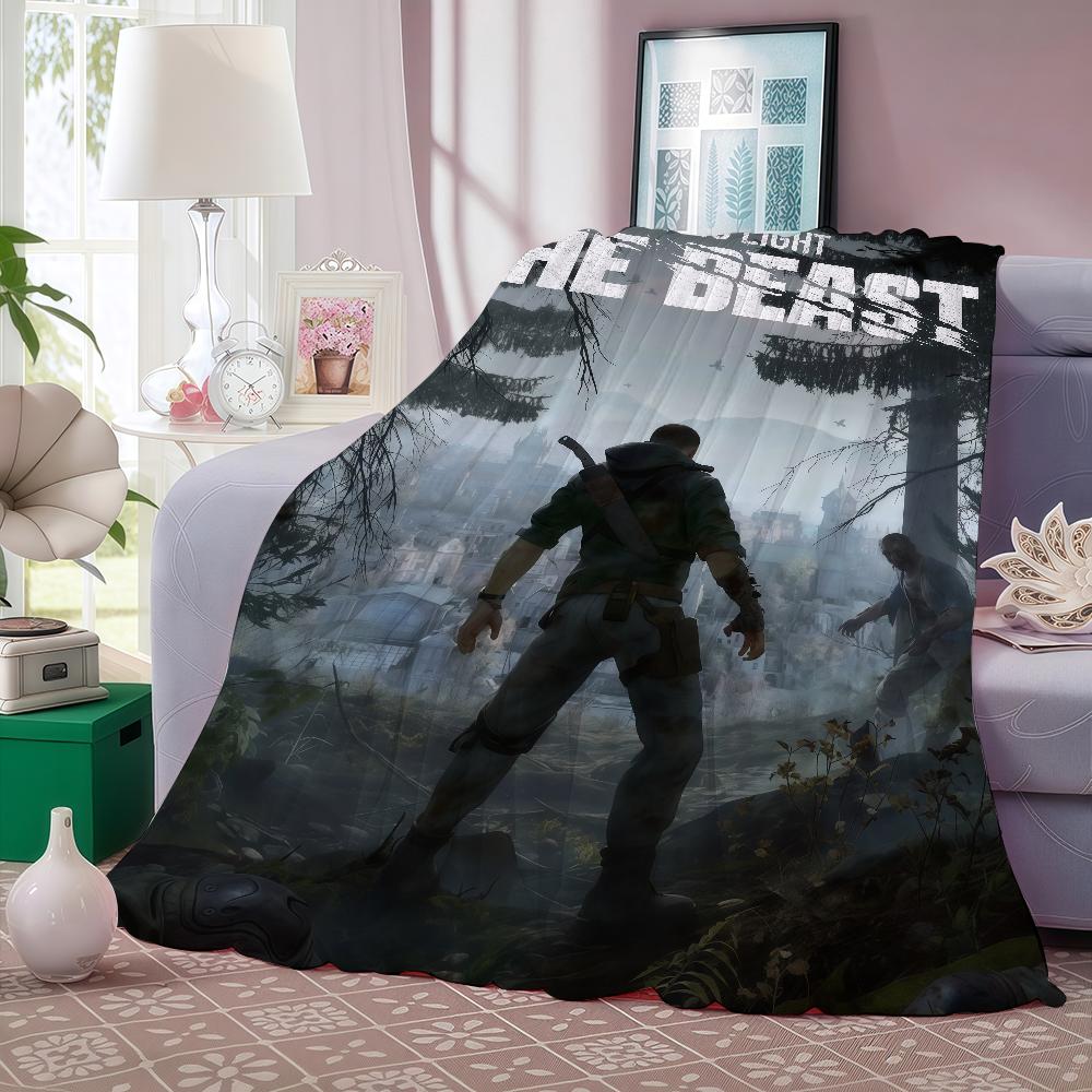 Game Dying L-Light The B-beast Blanket Warm And Soft Suitable For Bedroom Living Room Sofa Bed Office Travel Camping