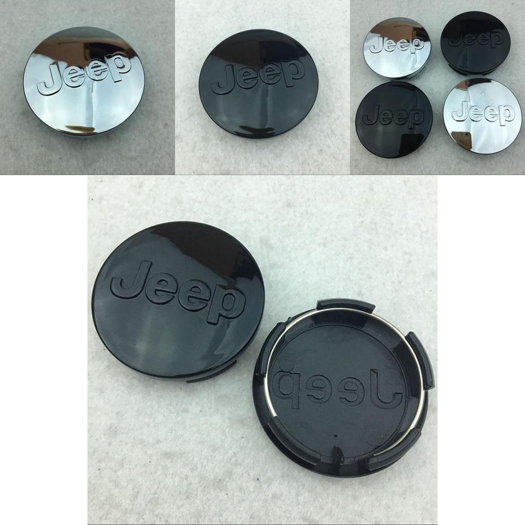 Wheel 4pcs 64mm Center Hub Cap Decals Sticker Labeling For Jeep Car Styling